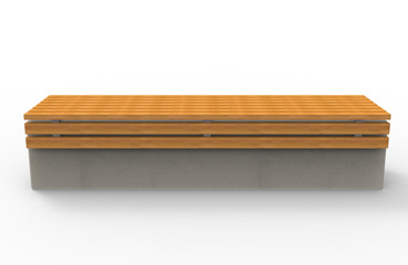 Ławka RELAX deco wykonana w technologii betonu architektonicznego oraz inne meble miejskie od producenta małej architektury betonowej - firmy STYL-BET