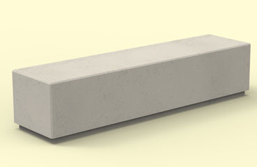 Relax deco siedzisko o nowoczesnm kształcie. Wykonane z betonu białego, szarego oraz barwionego w masie z możliwością pomalowania