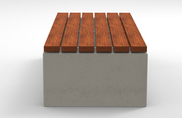Ławka-siedzisko Tara deco dostępna w dwóch rozmiarach. W ofercie producenta małej architektury betonowej firmy STYL-BET